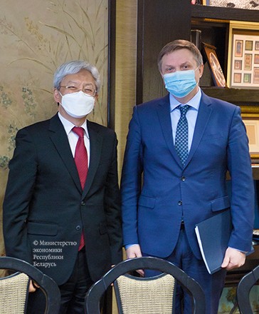 Александр Червяков встретился с Чрезвычайным и Полномочным Послом Республики Корея в Беларуси