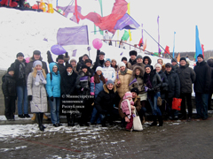 Сотрудники Минэкономики приняли участие в спортивном празднике "Минская лыжня-2013"